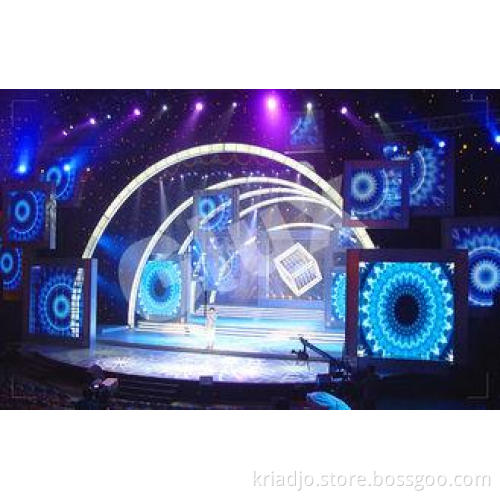 IP65 High Brightness Curtain Curved LED Screen Billboards F